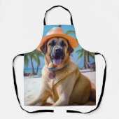 Anatolischer Schäferhund am Strand, Hundeliebhaber Schürze (Vorderseite)