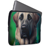 Anatolischer Schäferhund in St. Patrick's Day Dres Laptopschutzhülle (Vorne Rechts)