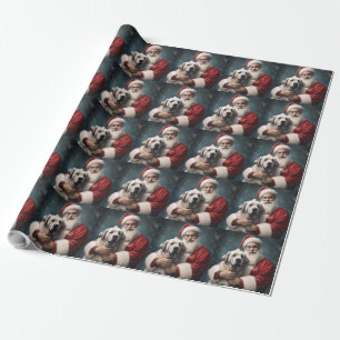 Anatolischer Schäferhund mit Weihnachten des Weihn Geschenkpapier