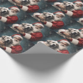 Anatolischer Schäferhund mit Weihnachten des Weihn Geschenkpapier (Ecke)