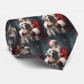 Anatolischer Schäferhund mit Weihnachten des Weihn Krawatte (Gerollt)