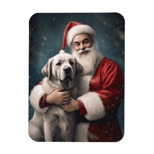 Anatolischer Schäferhund mit Weihnachten des Weihn Magnet (Vertikal)
