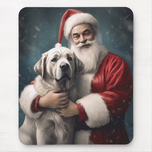 Anatolischer Schäferhund mit Weihnachten des Weihn Mousepad (Vorne)