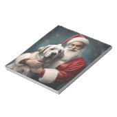 Anatolischer Schäferhund mit Weihnachten des Weihn Notizblock (Rotiert)