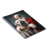 Anatolischer Schäferhund mit Weihnachten des Weihn Notizblock (Rechte Seite)