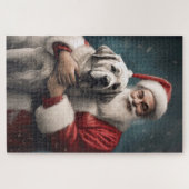 Anatolischer Schäferhund mit Weihnachten des Weihn Puzzle (Horizontal)