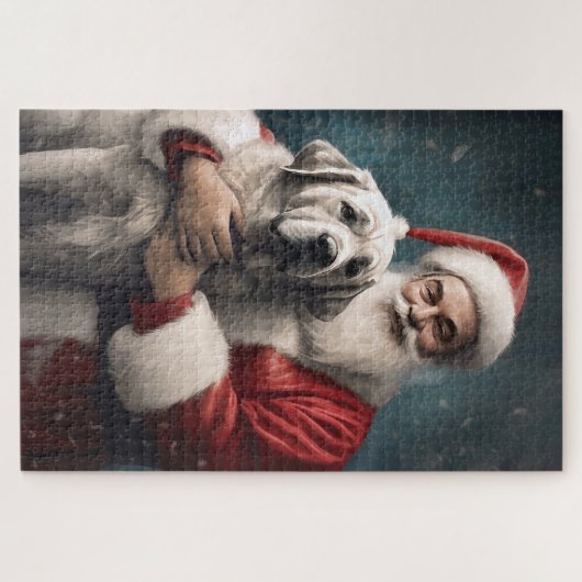 Anatolischer Schäferhund mit Weihnachten des Weihn Puzzle (Horizontal)