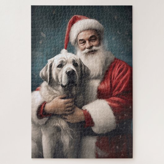 Anatolischer Schäferhund mit Weihnachten des Weihn Puzzle (Vertikal)
