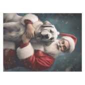 Anatolischer Schäferhund mit Weihnachten des Weihn Tischdecke (Vorderseite (Horizontal))