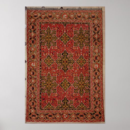 Anatolischer Star Ushak Teppich, 1585 Poster (Vorne)