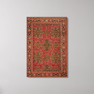 Anatolischer Stern Ushak Teppich, 1585 Leinwanddruck
