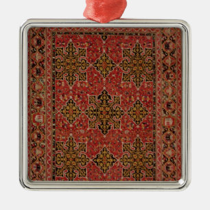 Anatolischer Stern Ushak Teppich, 1585 Silbernes Ornament