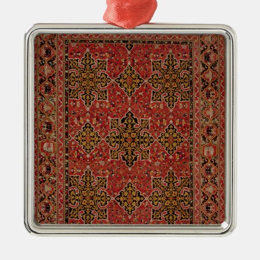 Anatolischer Stern Ushak Teppich, 1585 Silbernes Ornament (Vorne)