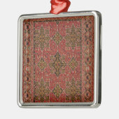 Anatolischer Stern Ushak Teppich, 1585 Silbernes Ornament (Links)