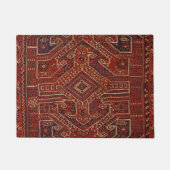 Anatolischer Teppich - Stammes-Türmchen Fußmatte (Vorderseite)