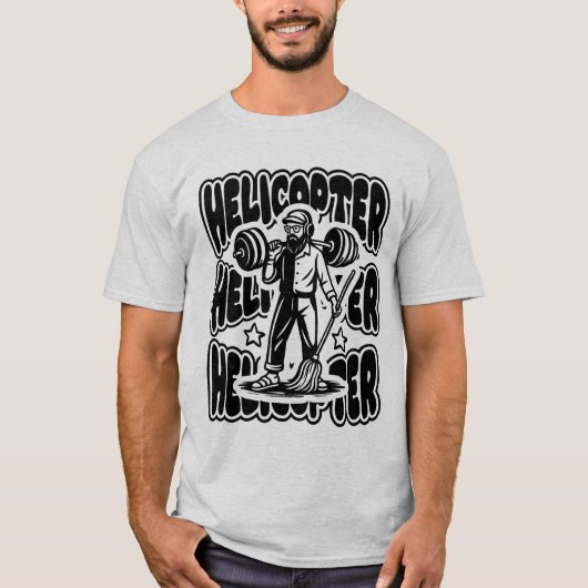 anatoly i am sorry can i clean here-the helicopter T-Shirt (Vorderseite)