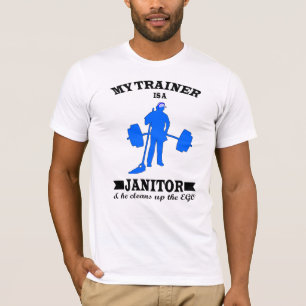 Anatoly-mein Trainer ist Hausmeister-lustiger Fitn T-Shirt