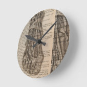 anatomical foot runde wanduhr (Winkel)