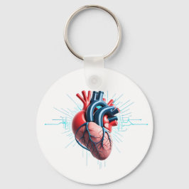 Anatomical Heart - Artistic Medical Abbildung Schlüsselanhänger