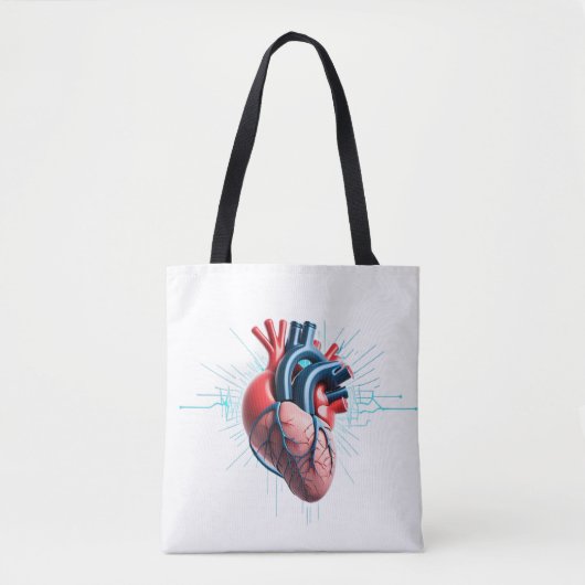Anatomical Heart - Artistic Medical Abbildung Tasche (Vorderseite)