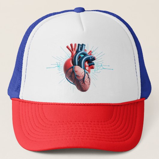 Anatomical Heart - Artistic Medical Abbildung Truckerkappe (Vorderseite)