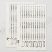 Anatomical Heart Habit Tracker – Gothic Habit Trac Briefpapier (Vorne/Hinten)