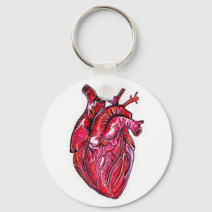 Anatomical Heart Key Chain Schlüsselanhänger