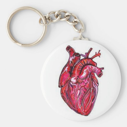 Anatomical Heart Key Chain Schlüsselanhänger (Vorne)