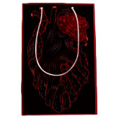 Anatomical Heart Love Gift Bag Mittlere Geschenktüte (Vorderseite)