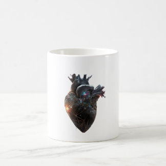 anatomical heart mug cosmic heart galaxy art cup s kaffeetasse