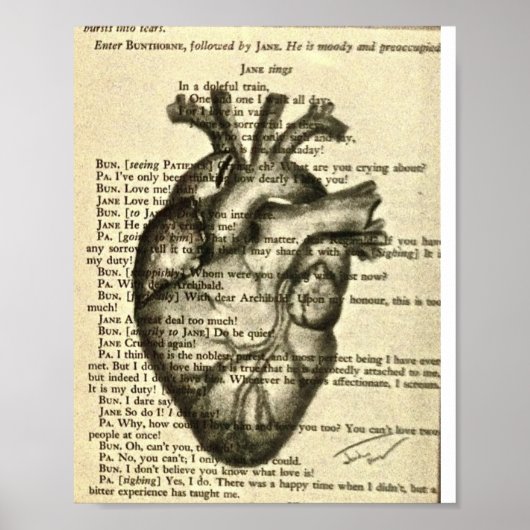 anatomical heart poster (Vorne)