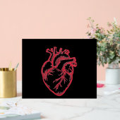 Anatomical Heart Valentine Shirt Acrylschild (Hochzeit)