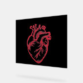 Anatomical Heart Valentine Shirt Acrylschild (Winkel)