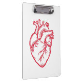 Anatomical Heart Valentine Shirt Klemmbrett (Rechts)
