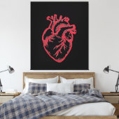 Anatomical Heart Valentine Shirt Leinwanddruck (Insitu (Schlafzimmer))