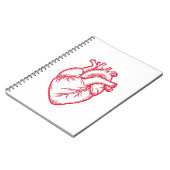 Anatomical Heart Valentine Shirt Notizblock (Linke Seite)
