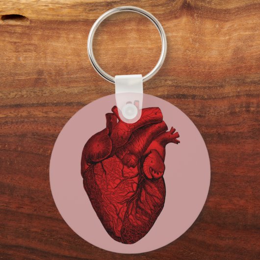 Anatomical Human Heart Schlüsselanhänger (Vorderseite)