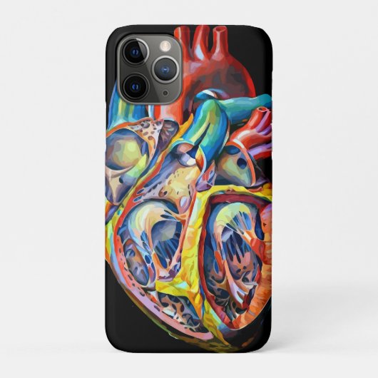Anatomie abstrakter Herzkunst Case-Mate iPhone Hülle (Rückseite)