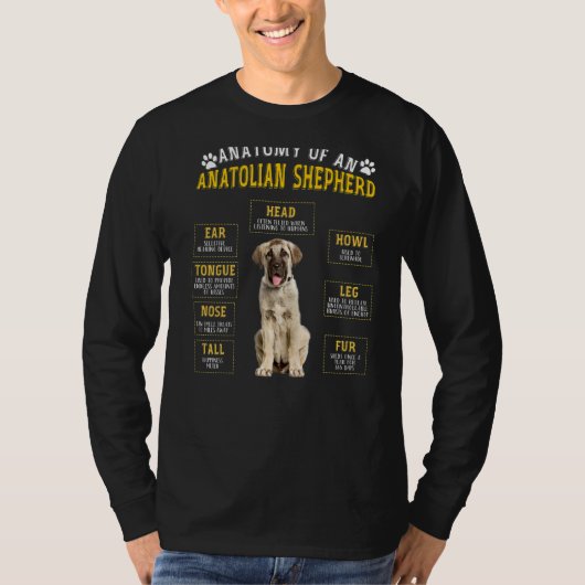 Anatomie Anatolischer Schäferhund für Frauen T-Shirt (Vorderseite)