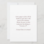 Anatomie Anterior Einladung (Rückseite)