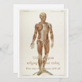 Anatomie Anterior Einladung (Vorne/Hinten)