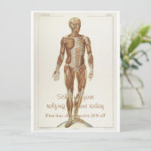 Anatomie Anterior Einladung (Stehend Vorderseite)