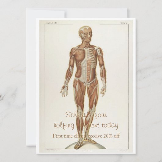 Anatomie Anterior Einladung (Vorderseite)