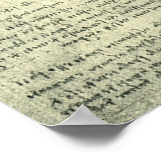 Anatomie Arm und Schulter von Leonardo da Vinci Poster (Ecke)