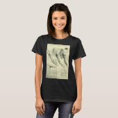 Anatomie Arm und Schulter von Leonardo da Vinci T-Shirt (Vorne ganz)