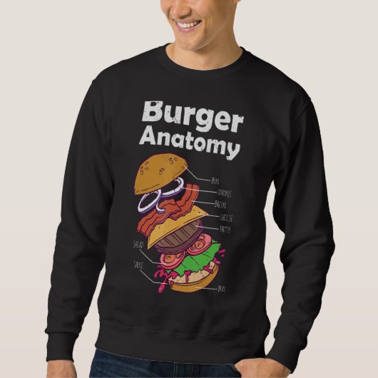Anatomie Cheesebdrom Sweatshirt (Vorderseite)