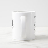 Anatomie der Cashmere-Ziege - Jumbo-Tasse (Rückseite)