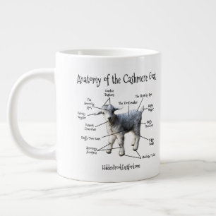 Anatomie der Cashmere-Ziege - Jumbo-Tasse