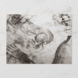 Anatomie der dunklen Akademie Postkarte