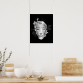 Anatomie der Gesichtshaut Fett Pad Beautician Deko (Küche)